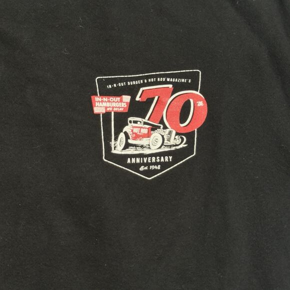 In N Out x Hot Rod Magazine Hoodie Men’s Small Black Rockabilly Animal Style - Picture 4 of 7